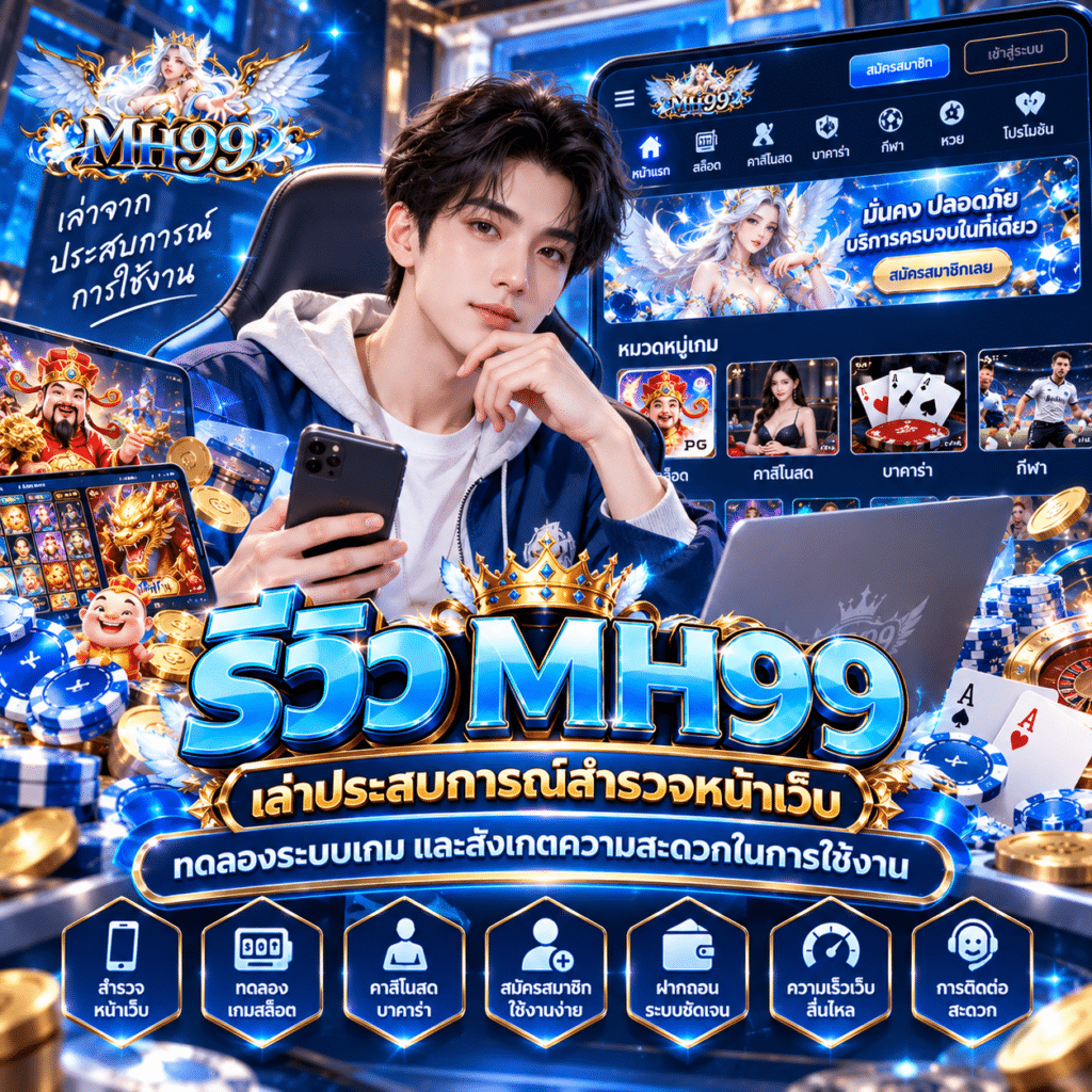 รีวิว MH99 เล่าประสบการณ์สำรวจหน้าเว็บ ทดลองระบบเกม และสังเกตความสะดวกในการใช้งาน